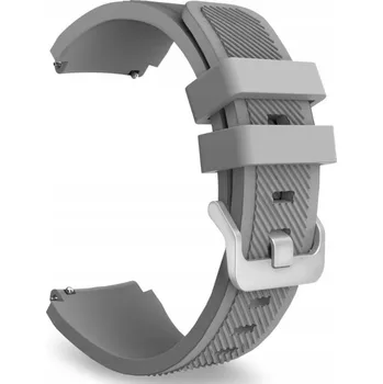 Řemínek na hodinky Univerzální šedý řemínek e-smart24, 22 mm