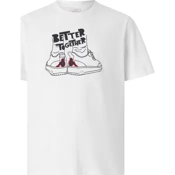 Pánské tričko Kappa LOGO GLABU triko bílá L