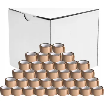 Lepicí páska Balicí páska kaučuková solvent 48/66y 36 Ks. hnědá lepicí, silná guma