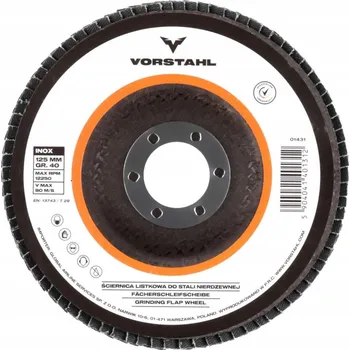 Brusný kotouč LAMELOVÝ KOTOUČ NA NEREZOVOU OCEL 125mm ZRNITOST G120