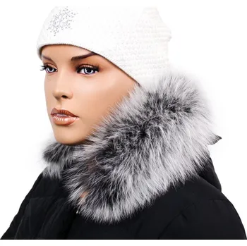 Sikora Kožešinový lem na kapuci - límec liška L 08/28 (46 cm) - krátký lem