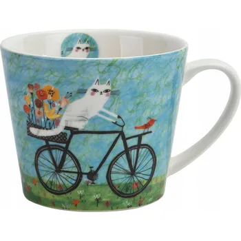 Hrnek Duo Kočičí Svět Kolo porcelánový 610 ml