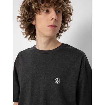 Pánské tričko Volcom Circle Blanks Hth (heather black) XL, černá