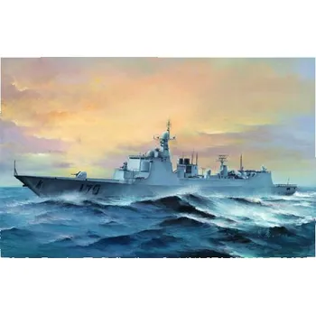 Plastikový model PLA Navy Type 052C DDG-170 Lanzhou - Trumpeter 04530