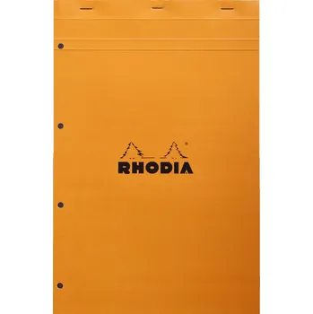 Blok Blok Rhodia N°20 A4+ 21x31,8 cm, linkovaný, oranžový
