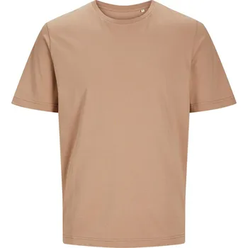 pracovní tričko Jack & Jones Tričko Classic Unisex Tee, těžká bavlna, krátký rukáv, unisex COT427526ao204-warm taupe XL Písková warm taupe
