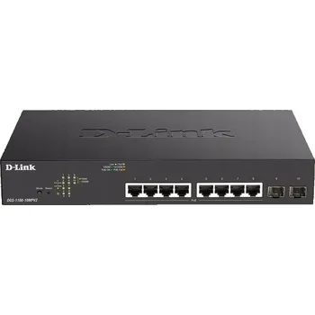 Switch D-LINK 10portový Layer2 PoE+ Smart Switch