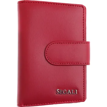 Peněženka Dámská kožená peněženka Segali 50313 červená
