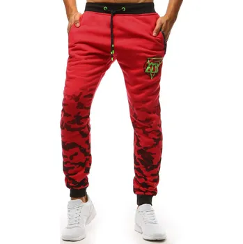 Červené maskáčové tepláky UX3618 Velikost: M