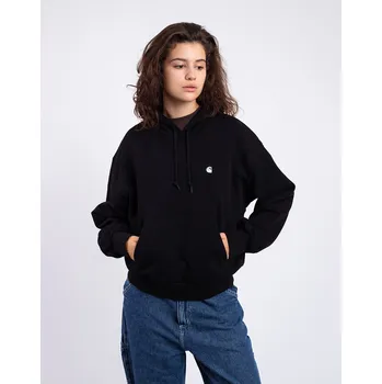 Dámské oblečení Carhartt WIP W' Hooded Casey Sweatshirt Black / Silver S