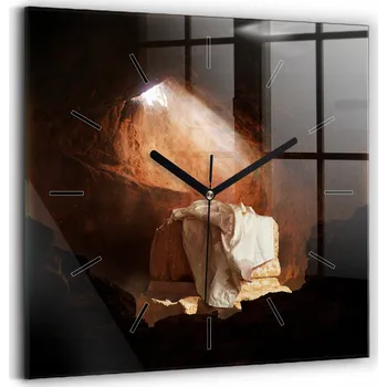 Hodiny Nástěnné hodiny SacroArte černé 30 cm