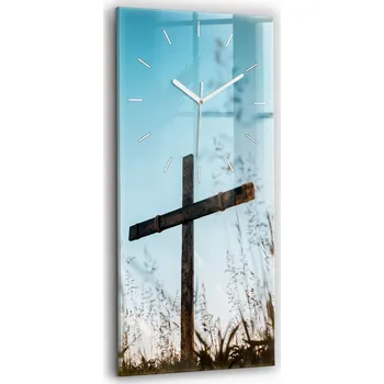 Hodiny Nástěnné hodiny SacroArte, odstíny modré, 30 cm