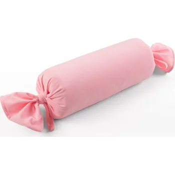 Dekorativní polštářek Sametový polštář válec bonbon Velvet Brick SVB-207 Růžový 15x40 cm