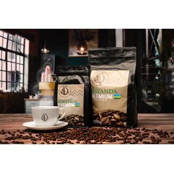 Rwanda - čerstvě pražená 100% zrnková Arabica - Milenial Café Hmotnost: 1000g