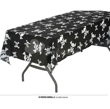 Jednorázový ubrus Plastový ubrus pirát - Halloween - 137 x 274 cm - GUIRCA