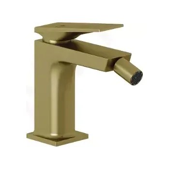 Kludi Decus Bidetová baterie s výpustí, kartáčované zlato, 54217N075