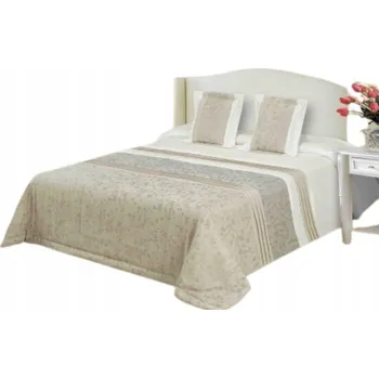 Prostěradlo Saténový přehoz na postel 200x220 + 2x povlak na polštář 40x40 cm - Prémiová kvalita s certifikátem