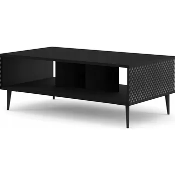 Konferenční stolek Konferenční stolek Ravenna C 90x60 černý lesk na jehlových nohách