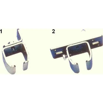 Nábytkové kování Upevnění pro kolejnice, barva stříbrná, Úchyt strop - profil 45