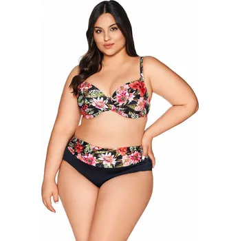 Dámské plavky Měkká plavková podprsenka Ava SK 219 Floral Maxi květinové 90G