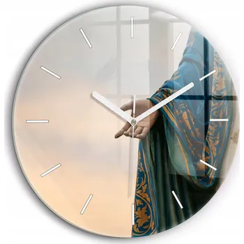 Hodiny Nástěnné hodiny SacroArte béžové 60 cm