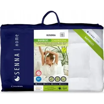přikrývka Přikrývka Senna Home Bamboo bílá 135x200 cm