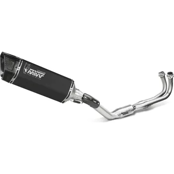 Výfuk pro motocykl Kompletní výfuk MIVV Yamaha T-MAX (22-24) SR-1 titan, černý