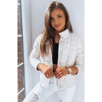Bílá oboustranná prošívaná bunda FIORELLA TY3564 Velikost: 2XL