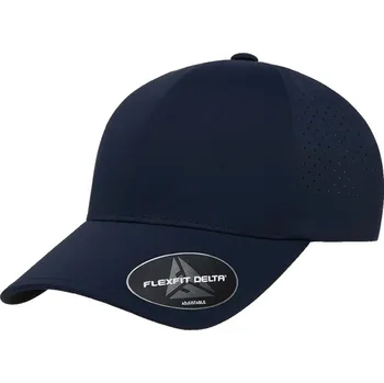 Flexfit Kšiltovka Delta 180AP, 6 panelová, laser cut COT5580AP00399-navy Navy UNI