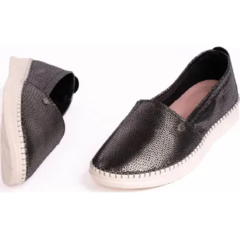 Dámské baleríny LOOKE dámská mokasína L0852_28_207 LYDIA černá Velikost: 38