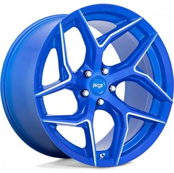 Alu kolo NICHE Alu kola Niche 1PC M268 TORSION 10.5x20 5x112 ET27 Anodized Blue Milled 66.6