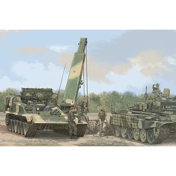 Plastikový model Russian BREM-1M Armoured Recovery Vehicle - Trumpeter 09554