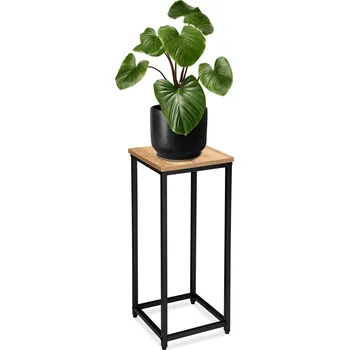 Stojan na květiny Květinový stojan Loft Arben 60 cm černý/dub Craft