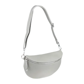 Kabelka NovaKabelka.cz Kožená italská crossbody kabelka Reni Grande Grigia Nuvole