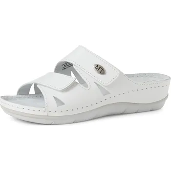 Dámské polobotky Dámské kožené nazouváky MARCO TOZZI 2-27512/42 bílé bílá 39