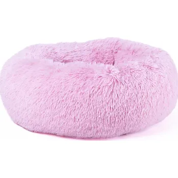 Pelíšek pro psa Magnum Donut Fluffy RŮŽOVÝ Rozměry: 50cm