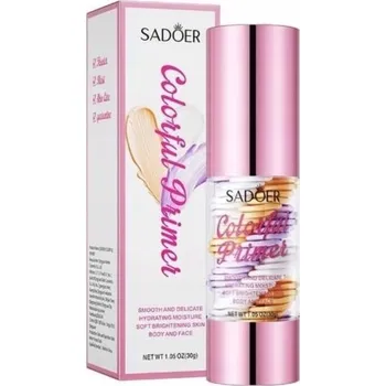Make-up SADOER Tříbarevná Báze pod Make-up pro Perfektní Sjednocení Tónu Pleti 25 ml