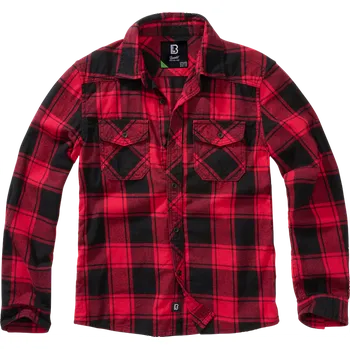 Chlapecká košile Košile dětská Kids Check Shirt Long Sleeve červená | černá 122/128