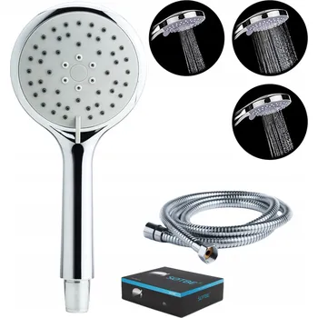 Sprchová hlavice Sprchová Sprchová Hlavice s hadicí, vysokotlaká, chromovaná BAVE - pro vanu i sprchový kout