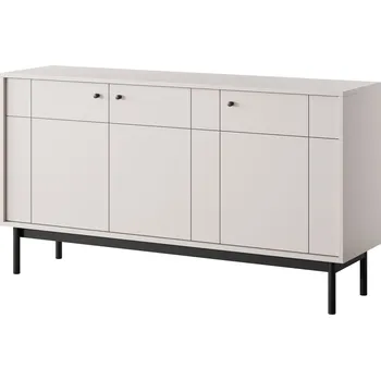 Komoda Komoda kašmír 153,5 cm s černými nožičkami - moderní design