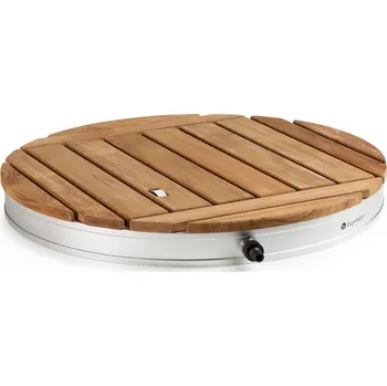 Zahradní dekorace Blumfeldt Zahradní sprcha Sumatra Teak Round (10036439)