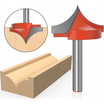 Vrták Frez do rowków V,frez do drawna,nóż CNC,trzpień 6mm,średnica frezu (25mm)