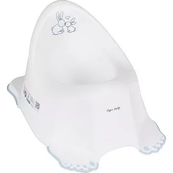 Nočník Protiskluzový nočník hrající Tega baby králík bílý