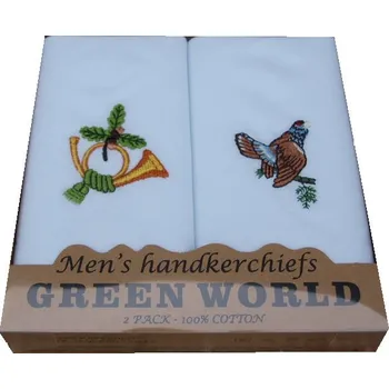 Látkový kapesník Mileta Myslivecké kapesníky bavlněné 2ks