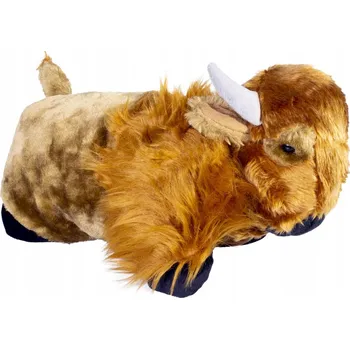 plyšák Kids World Plyšový polštářek bizon 19 cm