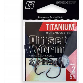 Rybářský háček Háčky na přívlač s protihrotem Robinson Titanium Cheburashka 291BN 10 ks