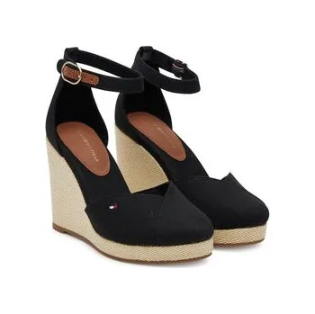 Pánské polobotky Polobotky Tommy Hilfiger Flag High Wedge Espad Closed Toe FW0FW08494 Černá 41