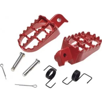 Stupačky pitbike Honda CRF50 Červená