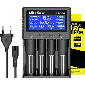 Nabíječka baterií AA AAA 18650 LiitoKala Lii-PD4