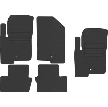 autokoberec Kobercové rohožky Edecor velurové 5 ks